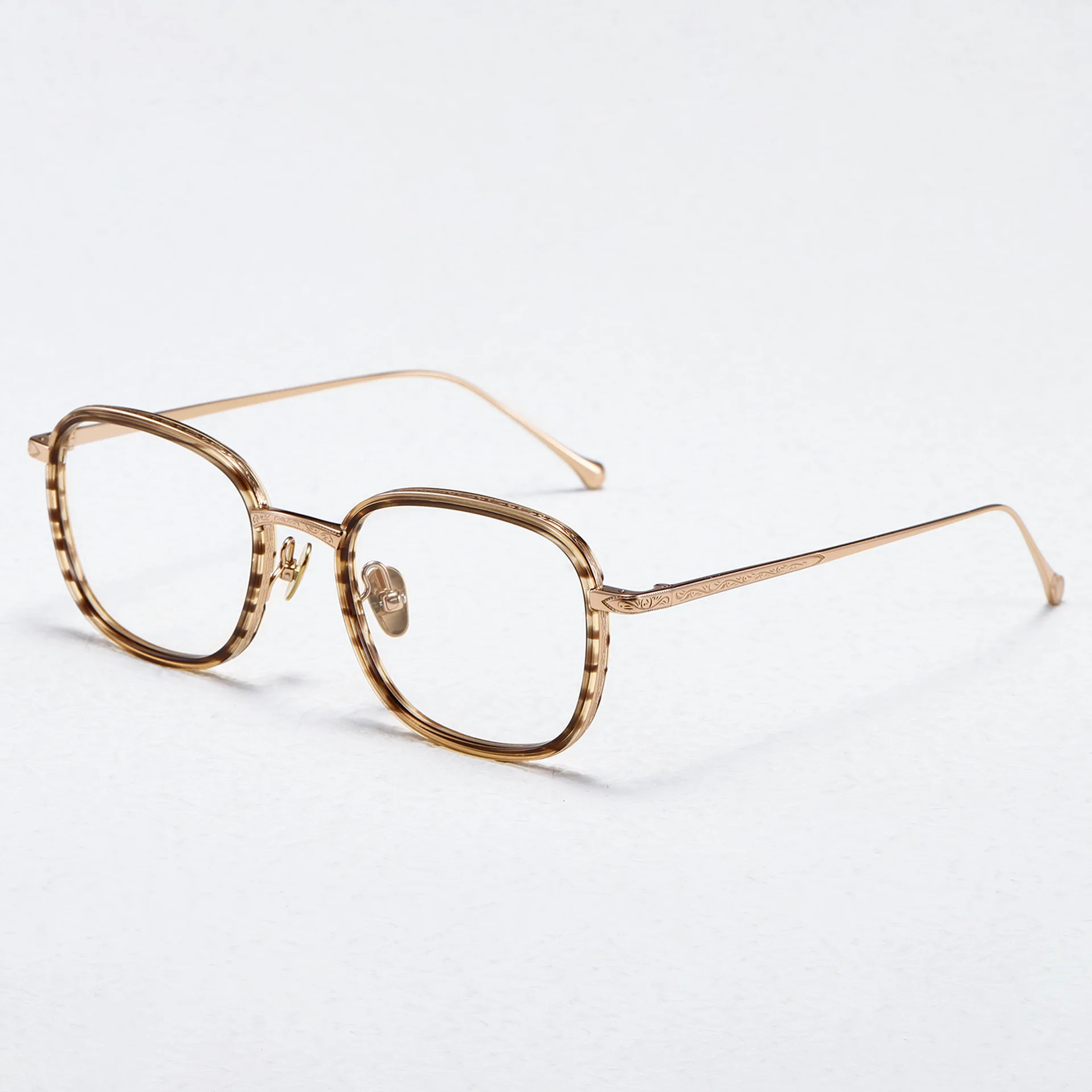 Optical Eyeglasses For Men Women Retro Designer M9014-2 Fashion Square Titanium Fiberglass Frames European and American Style
Optical Eyeglasses For Men Women Retro Designer M9014-2 Fashion Square Titanium Fiberglass Frames European and American Style