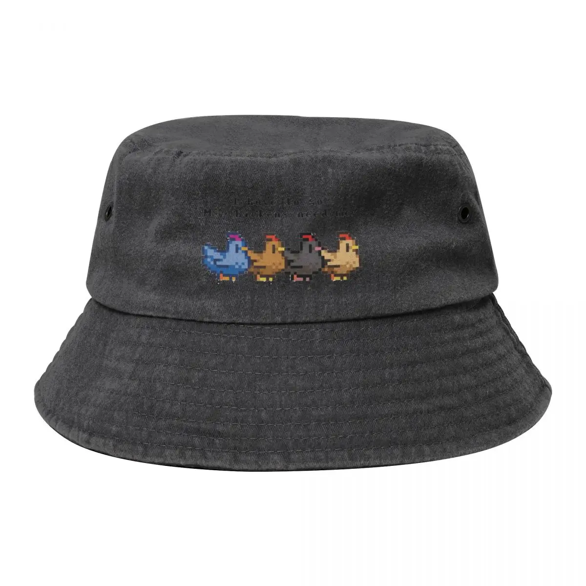 Chicken I Have To Go My Chickens Need Me Cowboy Denim Fisherman Hat With Printing
Chicken I Have To Go My Chickens Need Me Cowboy Denim Fisherman Hat With Printing