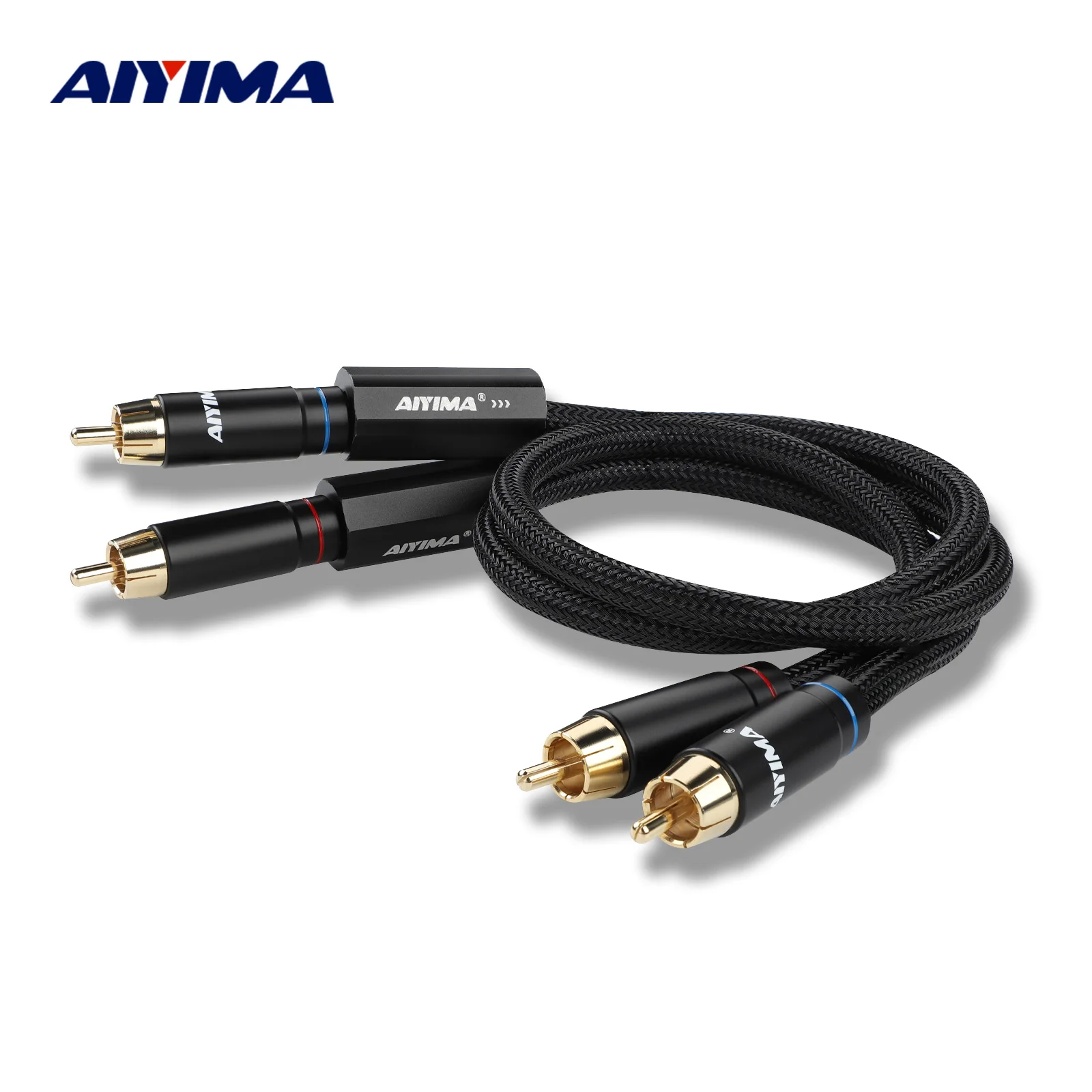 AIYIMA RCA Audio Cable 2 RCA to 2 RCA Interconnect Cables HIFI Stereo 6N OFC Male to Male For Speaker Amplifier A80 /A07 max
AIYIMA RCA Audio Cable 2 RCA to 2 RCA Interconnect Cables HIFI Stereo 6N OFC Male to Male For Speaker Amplifier A80 /A07 max