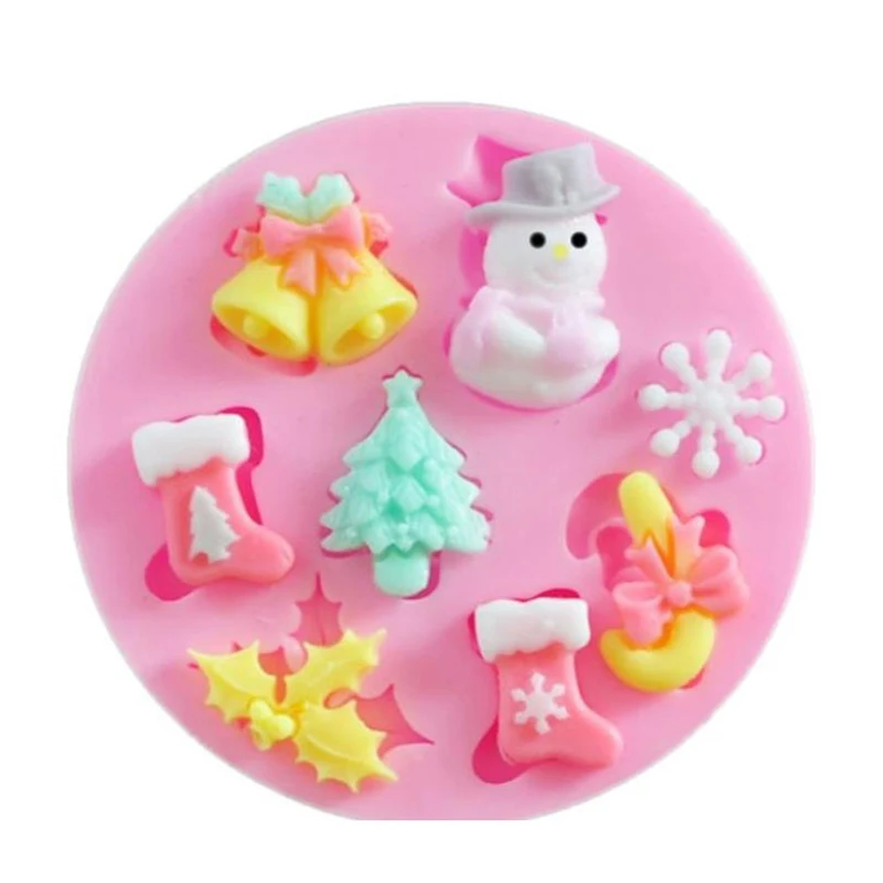 1PC 7CM Christmas Snowman Shaped Fondant Silicone Mould Kitchen Baking Chocolate Tools
1PC 7CM Christmas Snowman Shaped Fondant Silicone Mould Kitchen Baking Chocolate Tools