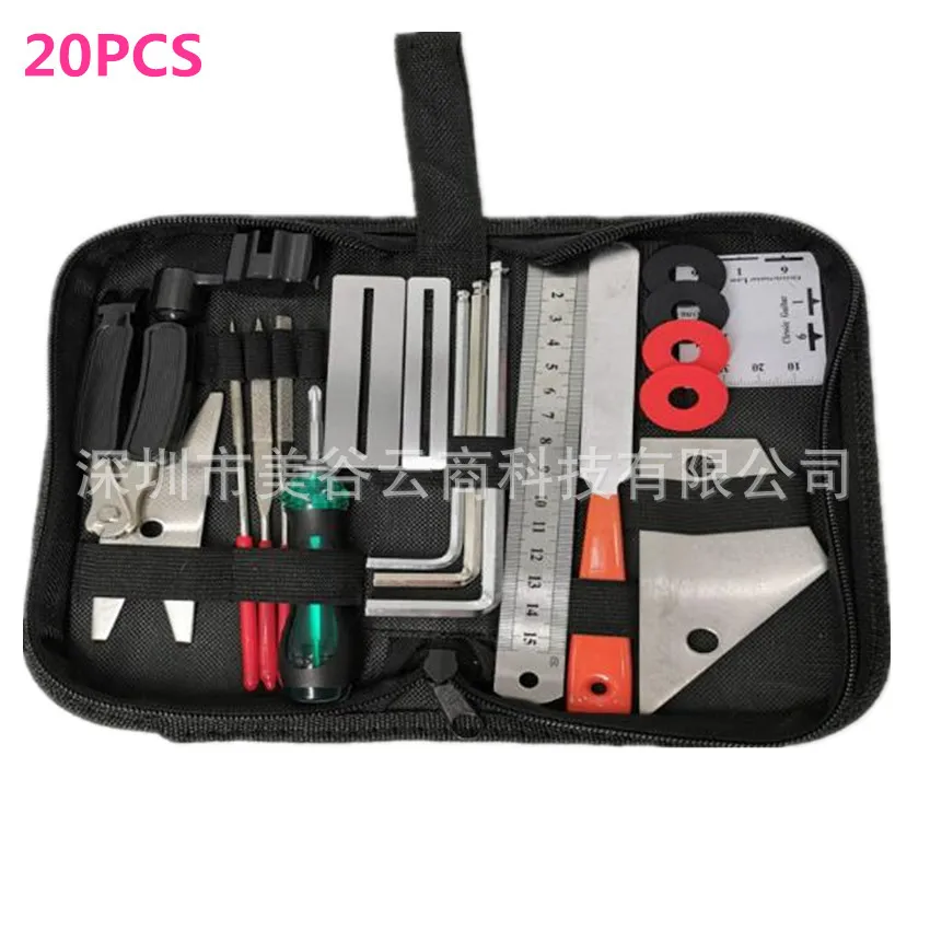 Набор инструментов для ремонта гитары, 20 предметов, аксессуары для гитары, хит продаж
Набор инструментов для ремонта гитары, 20 предметов, аксессуары для гитары, хит продаж