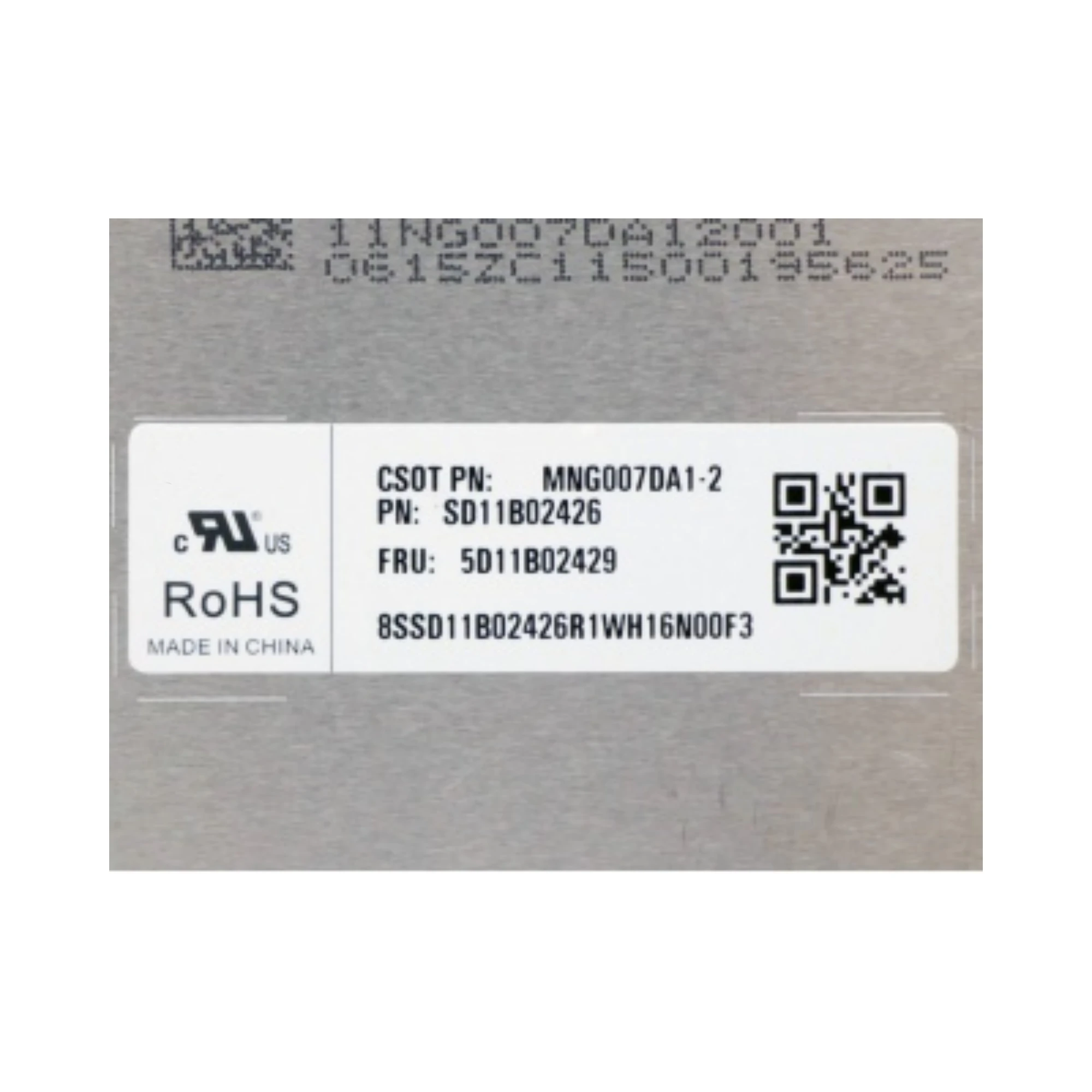 MNG007DA1-2 2560x1600 IPS 120Hz eDP 40-Pins Matte 100% sRGB Laptop Lcd Screen Panel Matrix 16 Inch
MNG007DA1-2 2560x1600 IPS 120Hz eDP 40-Pins Matte 100% sRGB Laptop Lcd Screen Panel Matrix 16 Inch