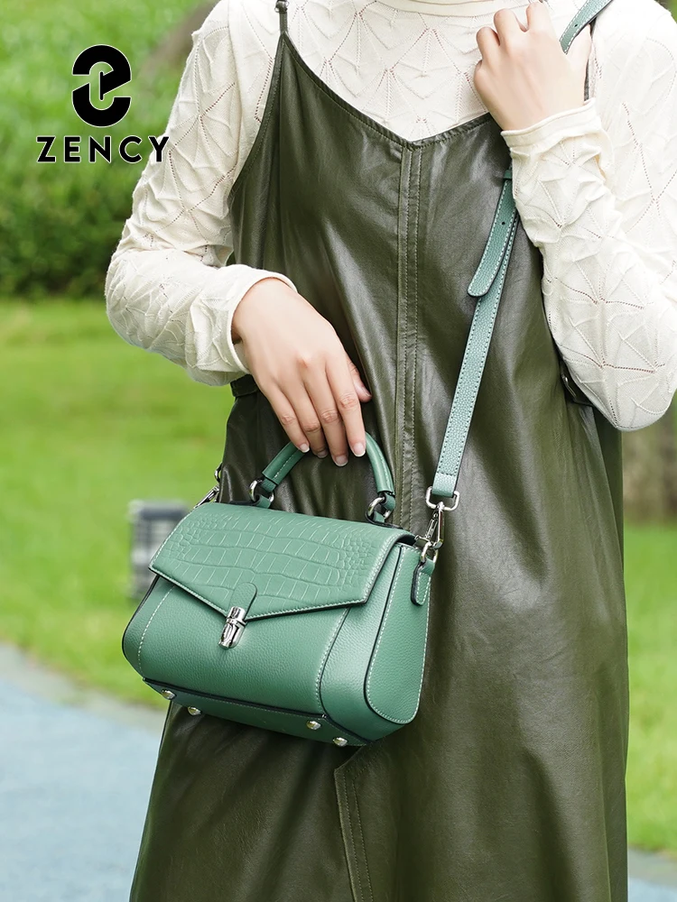 Zency Women's Genuine Leather Top-Handle Bag Fashion Crossbody Many Compartments Shoulder Bag
Zency Women's Genuine Leather Top-Handle Bag Fashion Crossbody Many Compartments Shoulder Bag
