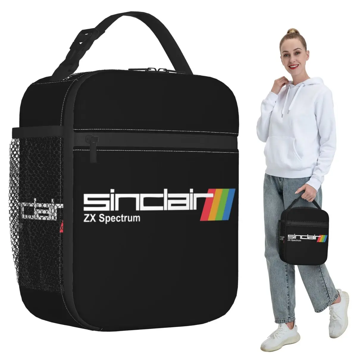 ZX Spectrum Insulated Lunch Bag for Kids School Cooler Thermal Food Box Tote Portable Lunch Boxes Container
ZX Spectrum Insulated Lunch Bag for Kids School Cooler Thermal Food Box Tote Portable Lunch Boxes Container