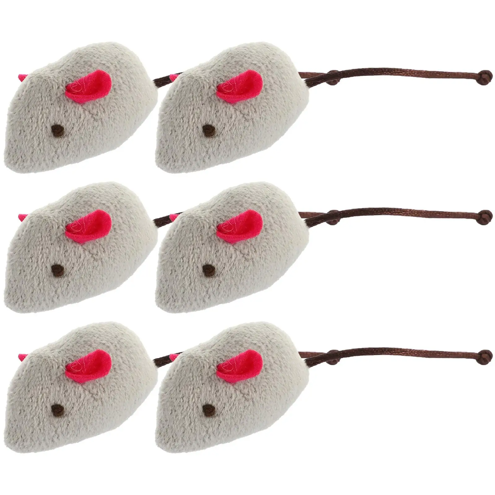6 Pcs Funny Cat Walking Interactive Mouse Toy Soft Plush 6pcs (Rose Red) Furry Mice Toys Squeak Cute Corduroy
6 Pcs Funny Cat Walking Interactive Mouse Toy Soft Plush 6pcs (Rose Red) Furry Mice Toys Squeak Cute Corduroy