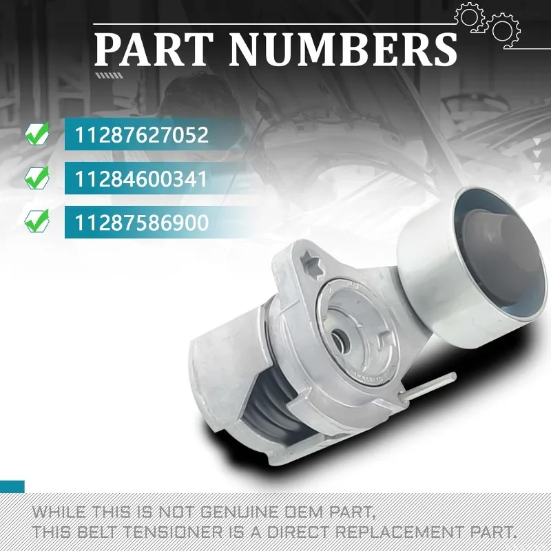 Belt Tensioner Assembly fit for BMW (2008-2011 X6/2011-2012 740i/ 2011-2012 740Li) #11287586900
Belt Tensioner Assembly fit for BMW (2008-2011 X6/2011-2012 740i/ 2011-2012 740Li) #11287586900