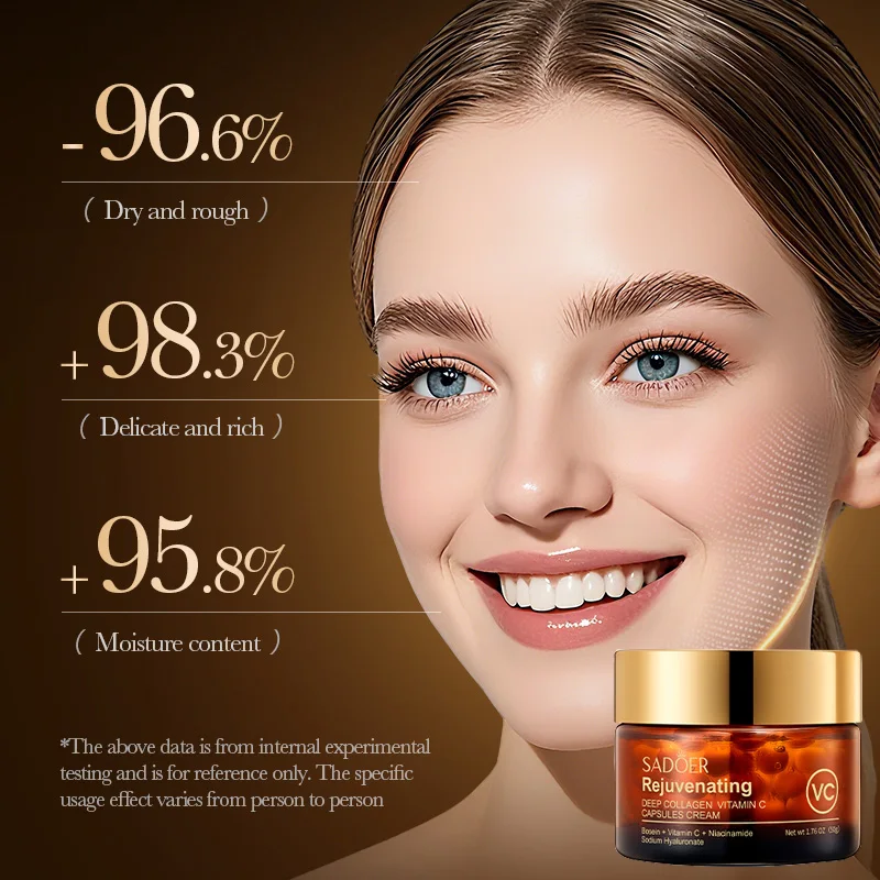 Collagen Vitamin C Capsule Cream,Rejuvenating Deep Moisturizing Brightening Cream,Deeply Moisturizing Skin Face Cream,1.76 oz
Collagen Vitamin C Capsule Cream,Rejuvenating Deep Moisturizing Brightening Cream,Deeply Moisturizing Skin Face Cream,1.76 oz