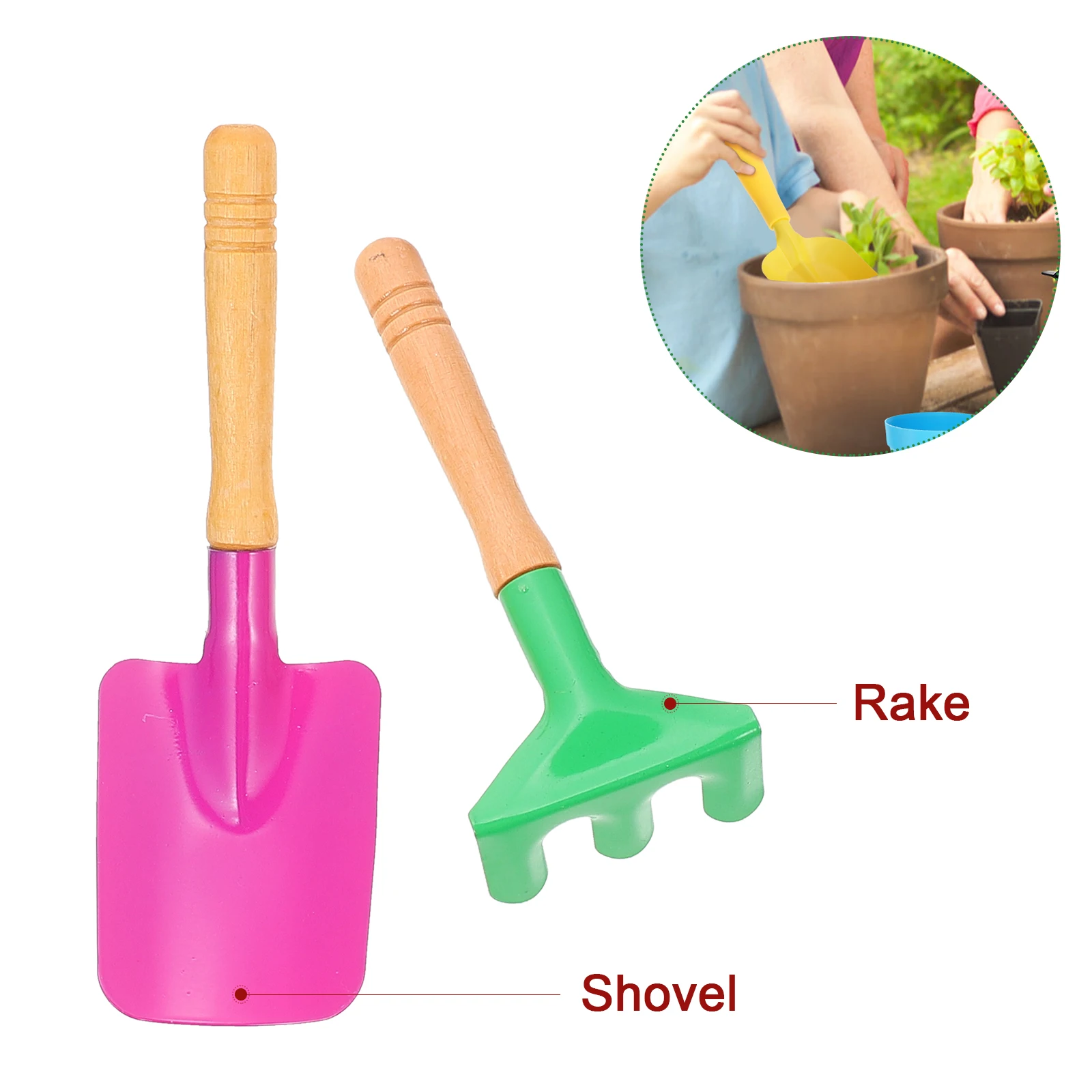 2 Sets 6 Pieces Mini Garden Tool Kids Colorful Sand Trowel Rake Shovel Anti Slip Handle Portable Gift
2 Sets 6 Pieces Mini Garden Tool Kids Colorful Sand Trowel Rake Shovel Anti Slip Handle Portable Gift