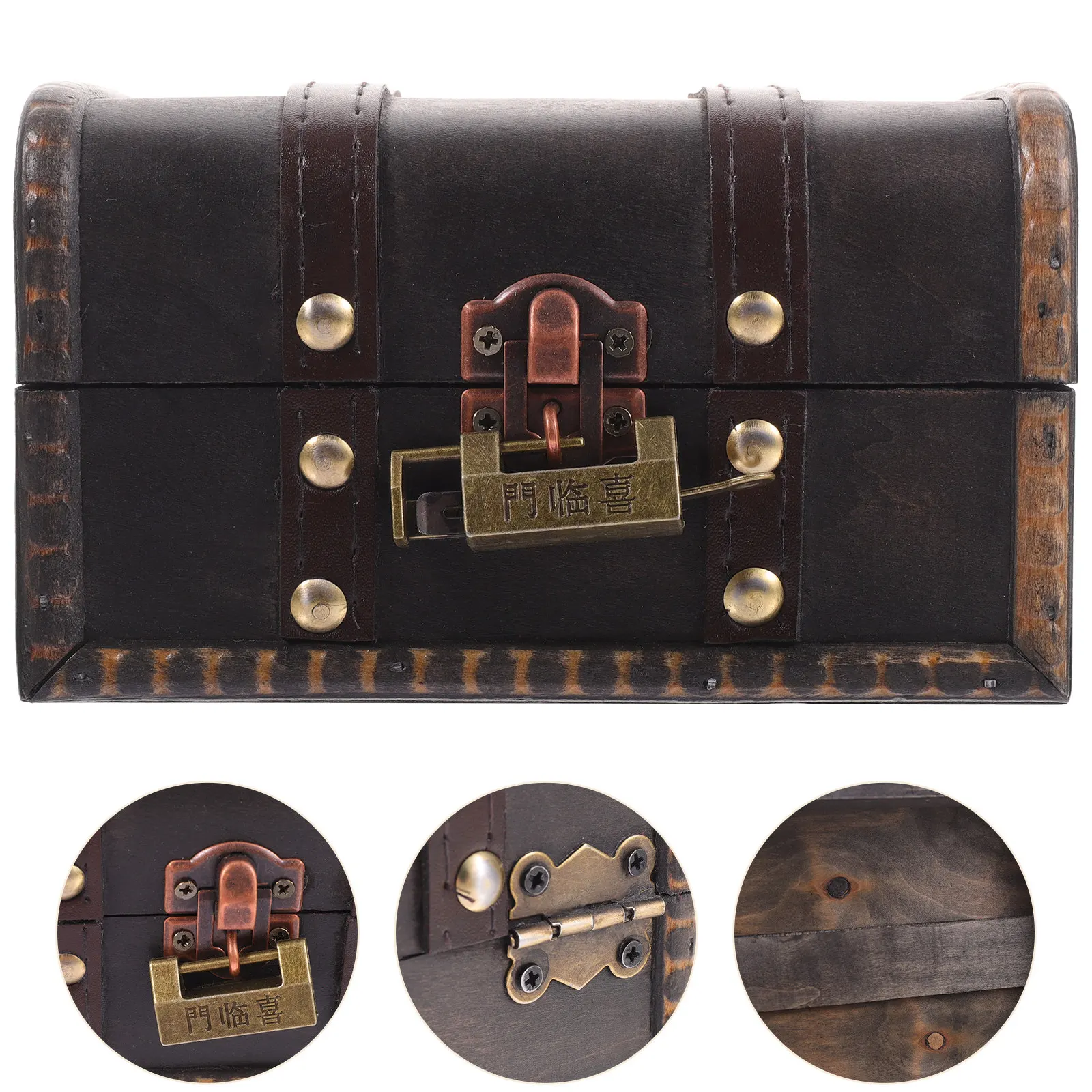 Retro Wood Jewelry Storage Box PU Zinc Alloy Lock Design Sturdy Lightweight Case for Jewelry Trinkets Rings Earrings Bracelets
Retro Wood Jewelry Storage Box PU Zinc Alloy Lock Design Sturdy Lightweight Case for Jewelry Trinkets Rings Earrings Bracelets