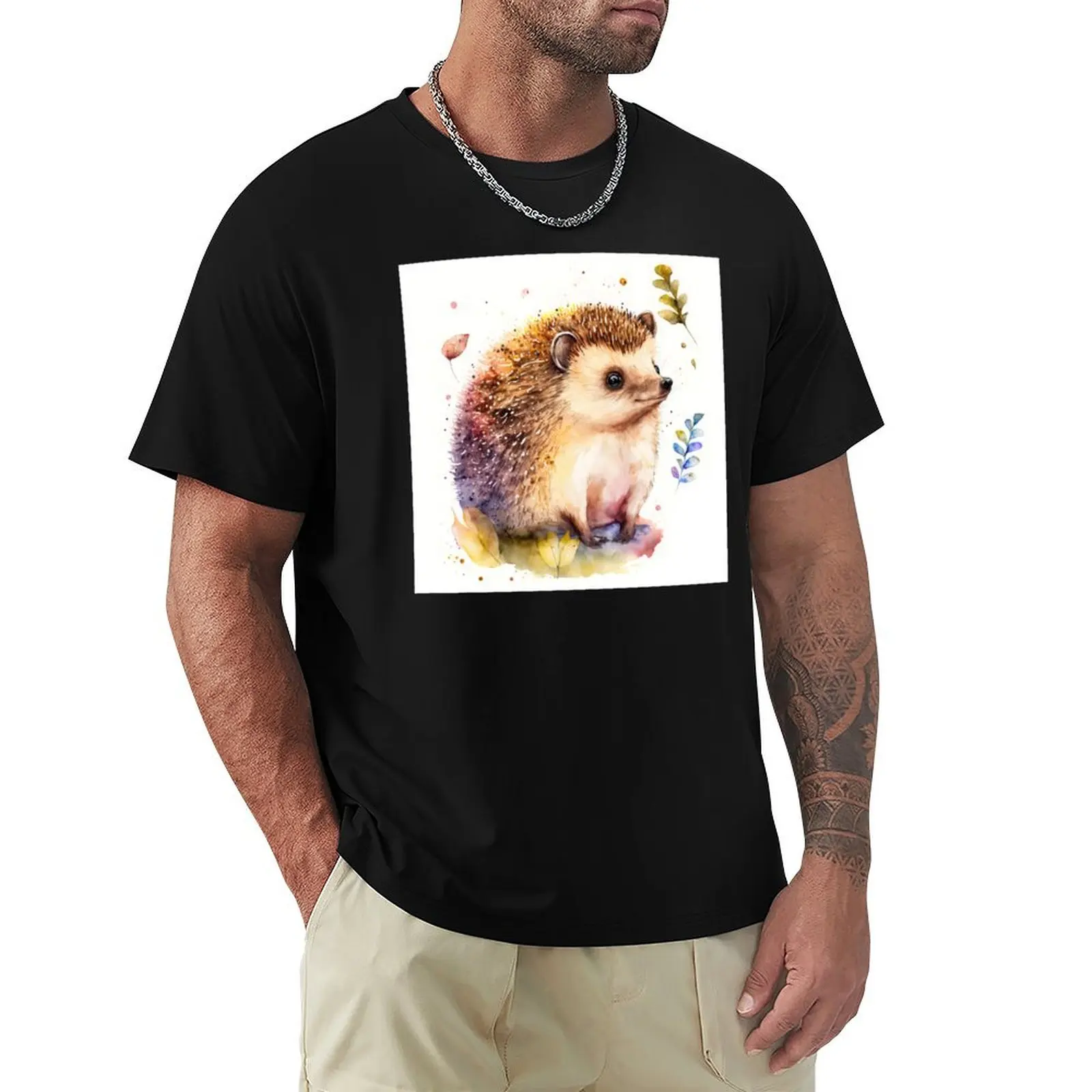 Watercolor Cute Baby Hedgehog, Colorful Hedgehog Piglet T-Shirt sports fans for a boy Men's t shirts
Watercolor Cute Baby Hedgehog, Colorful Hedgehog Piglet T-Shirt sports fans for a boy Men's t shirts