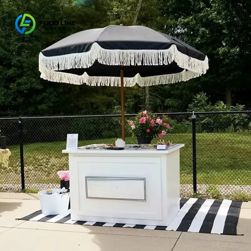 Hot Sale Customized Outdoor Display Trolley - Portable Market Selling Cart With Wheels for Ice Cream & Drink
Hot Sale Customized Outdoor Display Trolley - Portable Market Selling Cart With Wheels for Ice Cream & Drink
