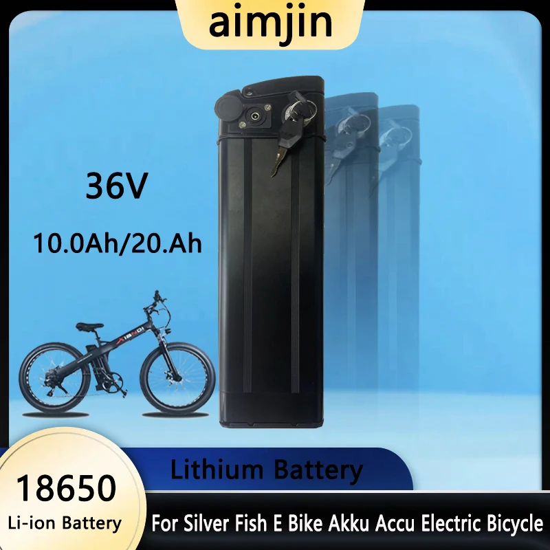 10Ah/20Ah 36V for Seat Tube Silver Fish 18650 Li-ion Battery For Electric Bike Bicycle Fiets Accu Akku
10Ah/20Ah 36V for Seat Tube Silver Fish 18650 Li-ion Battery For Electric Bike Bicycle Fiets Accu Akku