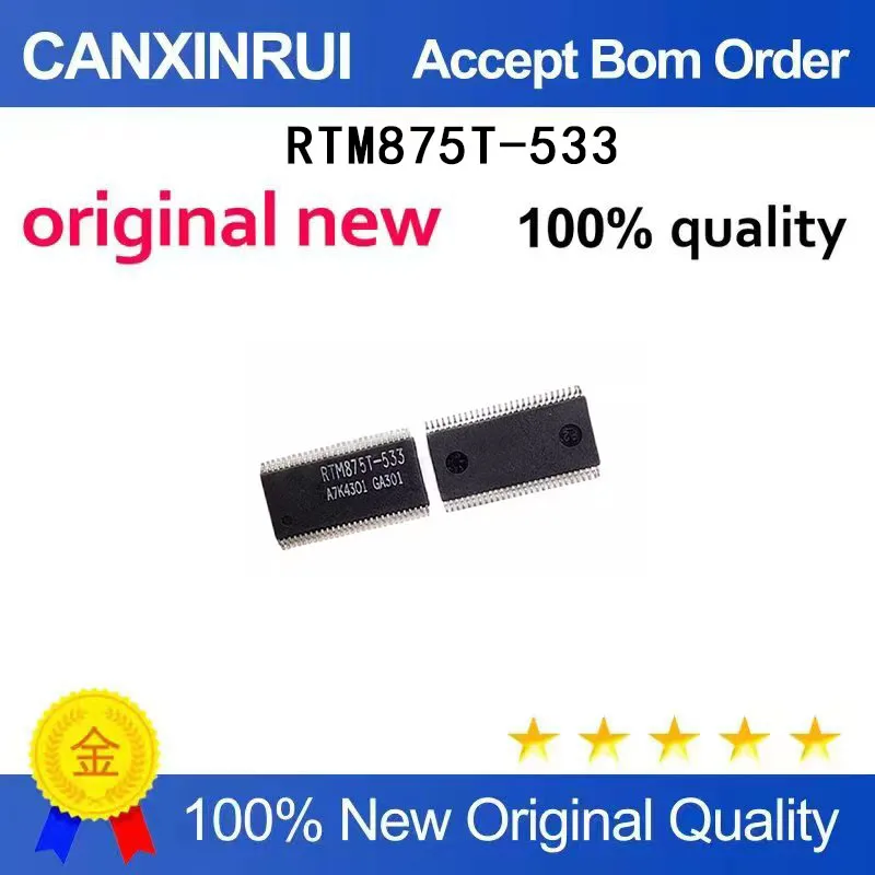 (5-100 pieces)Brand new original RTM875T-533 TSSOP56 spot chip IC
(5-100 pieces)Brand new original RTM875T-533 TSSOP56 spot chip IC