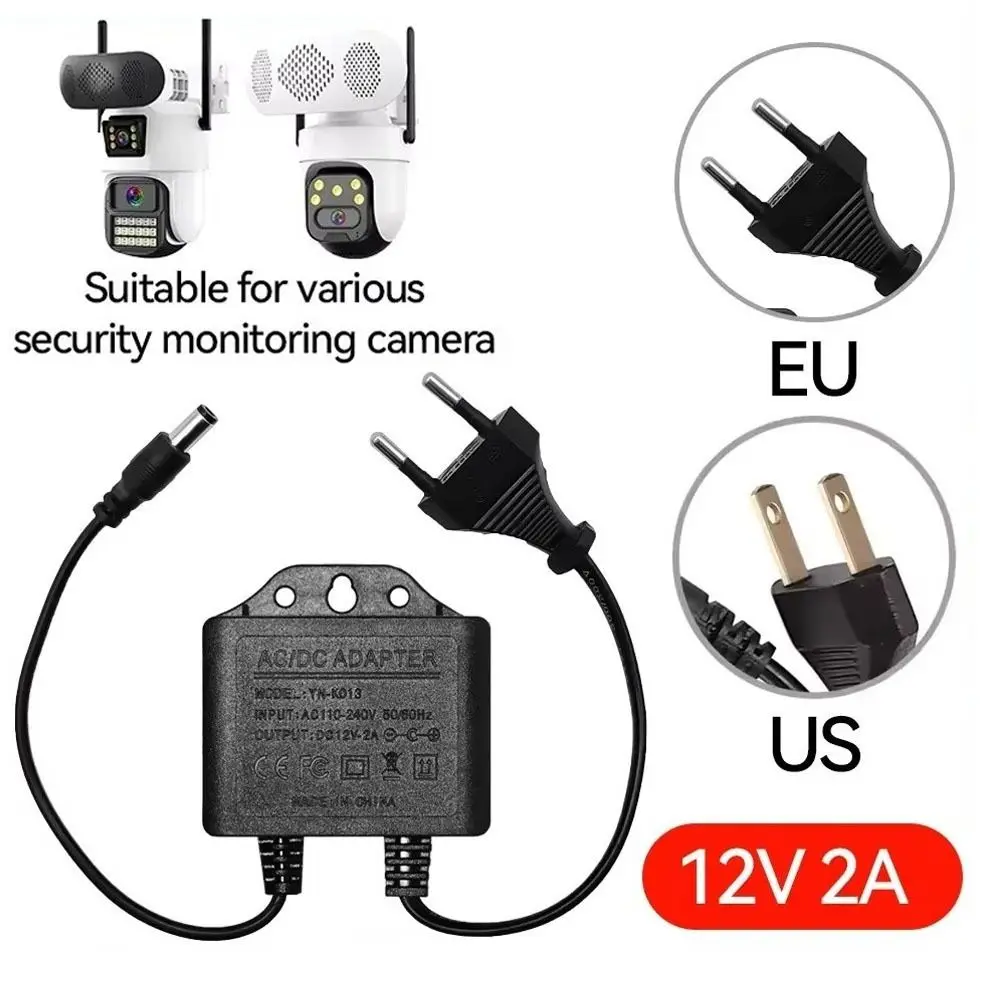 Адаптер питания DC12V 2A для камеры, водонепроницаемый, с вилкой стандарта ЕС, вход AC100V-240V, черный, зарядное устройство для камеры, для использования на улице
Адаптер питания DC12V 2A для камеры, водонепроницаемый, с вилкой стандарта ЕС, вход AC100V-240V, черный, зарядное устройство для камеры, для использования на улице