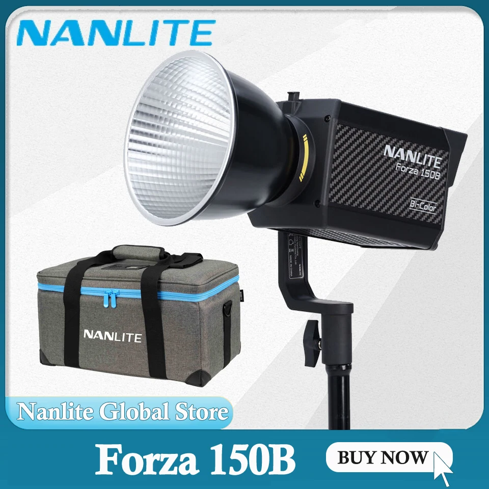 Светодиодный фотоосветитель Nanlite Forza 150B Bi-Color 170W 2700K-6500K для студии, уличной съемки и видеотрансляций
Светодиодный фотоосветитель Nanlite Forza 150B Bi-Color 170W 2700K-6500K для студии, уличной съемки и видеотрансляций