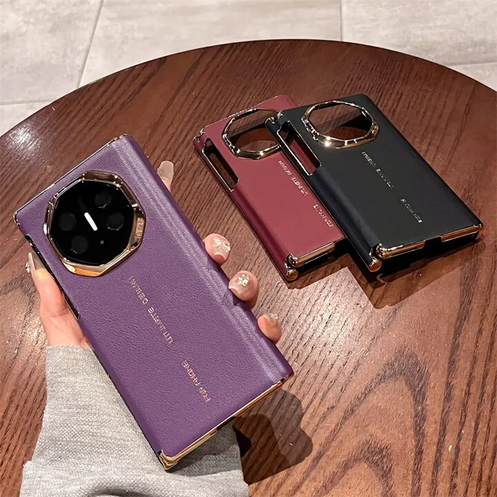 Чехол для телефона Huawei Mate XT, кожаный гальванический чехол с двойным шарниром, полный пакет, складной защитный чехол для экрана с защитой от падения
Чехол для телефона Huawei Mate XT, кожаный гальванический чехол с двойным шарниром, полный пакет, складной защитный чехол для экрана с защитой от падения