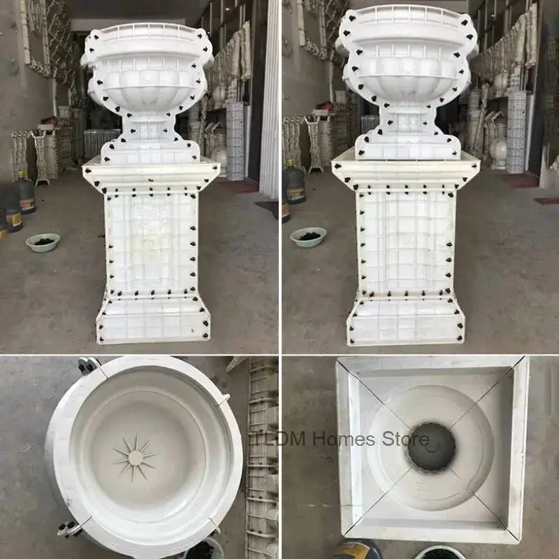 Durable ABS Plastic Flowerpot Mould Cement Mold for Garden Fence Square Column Pier Roman Column Concrete Bonsai Model
Durable ABS Plastic Flowerpot Mould Cement Mold for Garden Fence Square Column Pier Roman Column Concrete Bonsai Model
