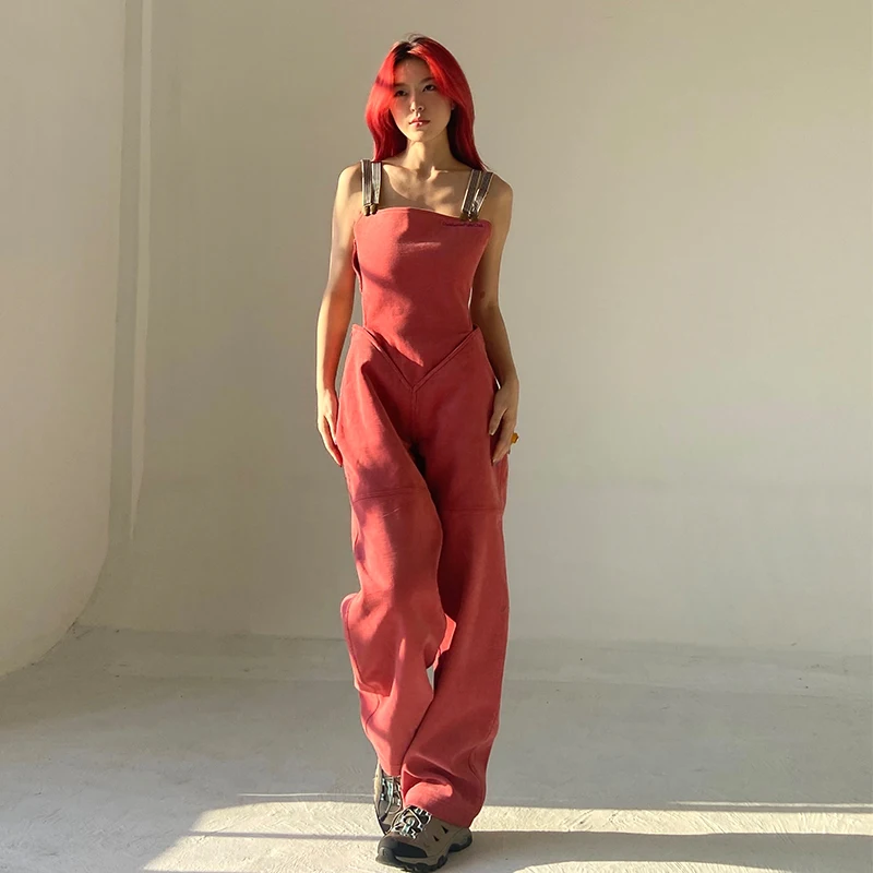 Оригинальный дизайн, легкие вельветовые весенние тонкие однотонные длинные брюки, комбинезон с высокой талией, полые брюки на бретельках для женщин
Оригинальный дизайн, легкие вельветовые весенние тонкие однотонные длинные брюки, комбинезон с высокой талией, полые брюки на бретельках для женщин