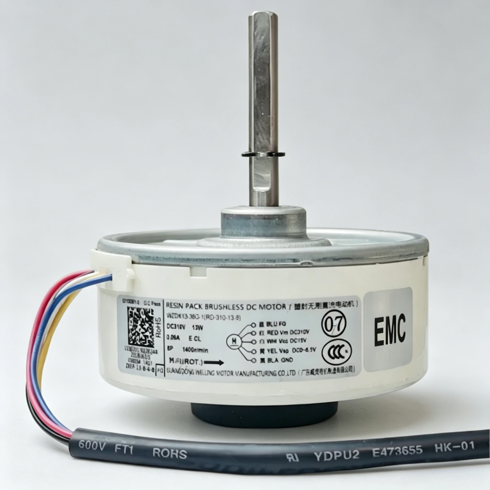 Inverter Air Conditioner Indoor BLDC Fan Motor WZDK13-38G-1 RD-310-13-8
Inverter Air Conditioner Indoor BLDC Fan Motor WZDK13-38G-1 RD-310-13-8
