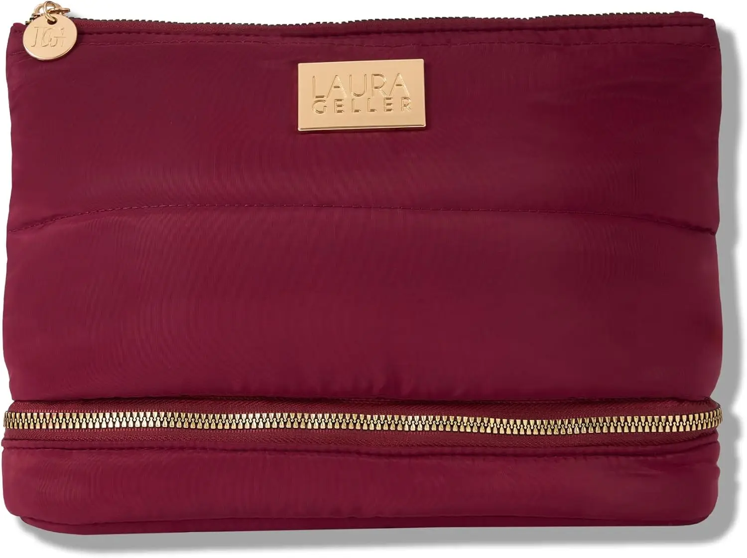 Quilted Makeup Bag with Brush Case, Burgundy - Toiletry Bag Organizer for Travel - Large Capacity Full Size Makeup Bag - Easy t
Quilted Makeup Bag with Brush Case, Burgundy - Toiletry Bag Organizer for Travel - Large Capacity Full Size Makeup Bag - Easy t