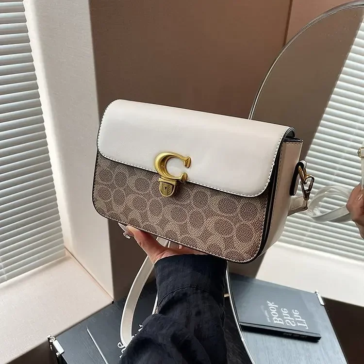 New Arrival 2025! Trendy C - Style Monogram Square Bag, Color - Blocked Design, Retro Dual - Carry Shoulder/Crossbody
New Arrival 2025! Trendy C - Style Monogram Square Bag, Color - Blocked Design, Retro Dual - Carry Shoulder/Crossbody
