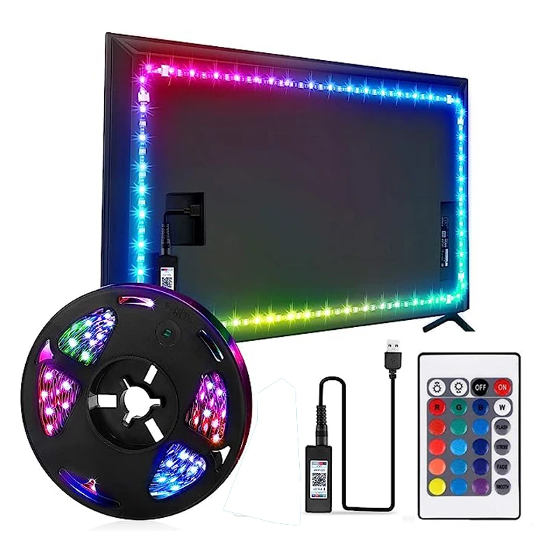 RGB5050 Светодиодные фонари для комнаты RGB светодиодные ленты с изменением цвета, ленты для украшения домашней вечеринки, лента для подсветки телевизора
RGB5050 Светодиодные фонари для комнаты RGB светодиодные ленты с изменением цвета, ленты для украшения домашней вечеринки, лента для подсветки телевизора