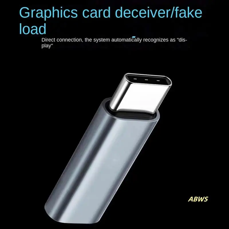 3X адаптер виртуального дисплея USB Type-C DDC EDID, заглушка, безголовый эмулятор дисплея призрака, фиктивная нагрузка 4K при 60 Гц
3X адаптер виртуального дисплея USB Type-C DDC EDID, заглушка, безголовый эмулятор дисплея призрака, фиктивная нагрузка 4K при 60 Гц