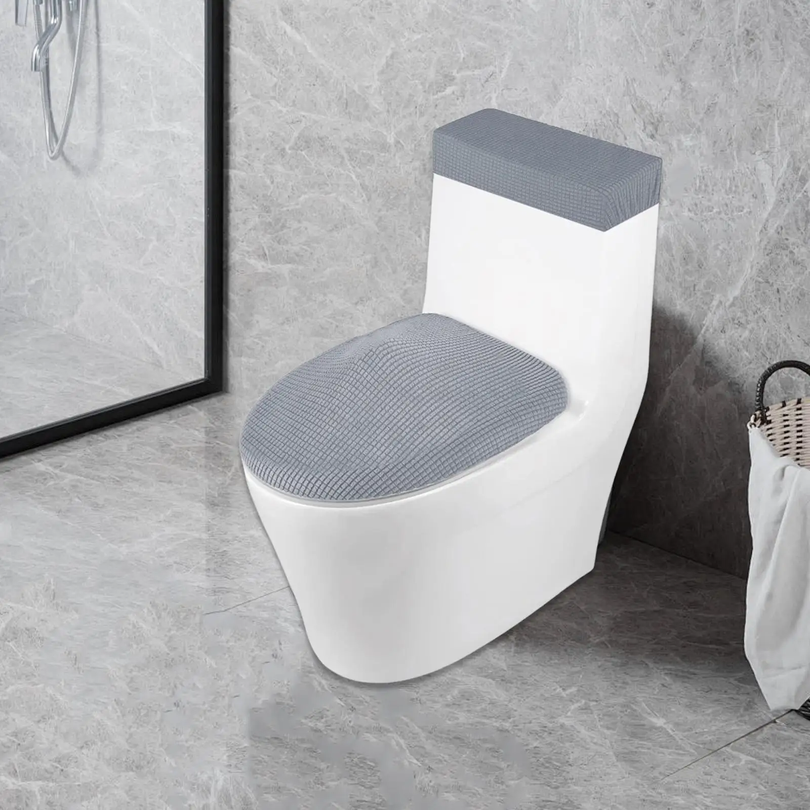 Toilet Lid Seat Cover Set for Bathroom Machine Washable Protector Cover Non Slip with Elastic Bottom for Home Hotel Decoration
Toilet Lid Seat Cover Set for Bathroom Machine Washable Protector Cover Non Slip with Elastic Bottom for Home Hotel Decoration