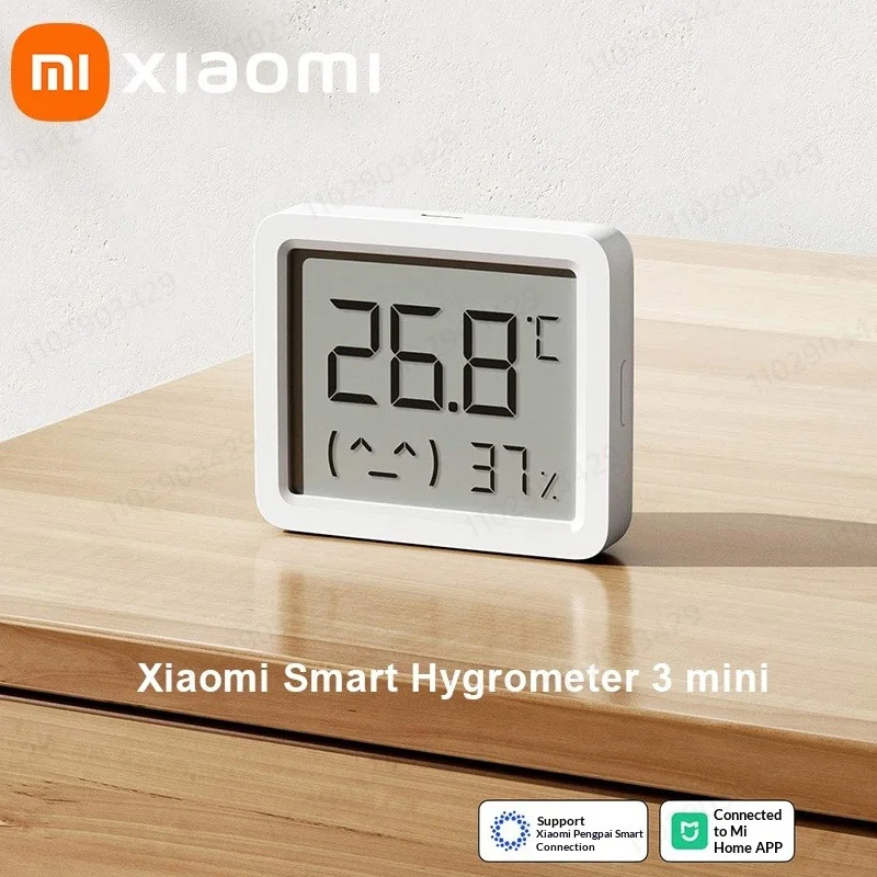 Умный гигрометр Xiaomi 3 Mini Bluetooth, электронный цифровой измеритель температуры и влажности, высокоточный датчик, подарок, новинка
Умный гигрометр Xiaomi 3 Mini Bluetooth, электронный цифровой измеритель температуры и влажности, высокоточный датчик, подарок, новинка