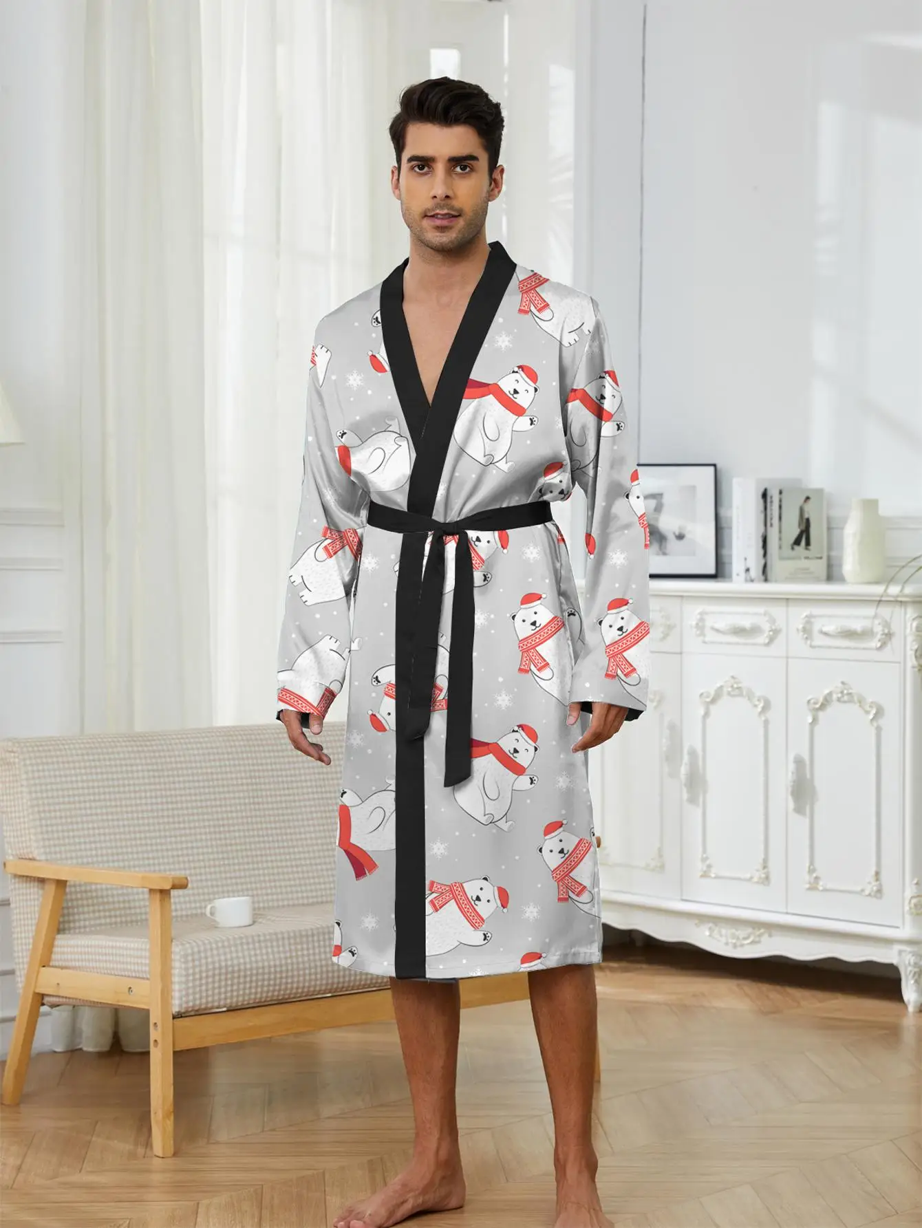 1pcs Men's Robes 2026 Spring/Summer bath robe Robes Bathrobe men Graphic 3D Printed Breathable Funny pajamas Sleepwear
1pcs Men's Robes 2026 Spring/Summer bath robe Robes Bathrobe men Graphic 3D Printed Breathable Funny pajamas Sleepwear