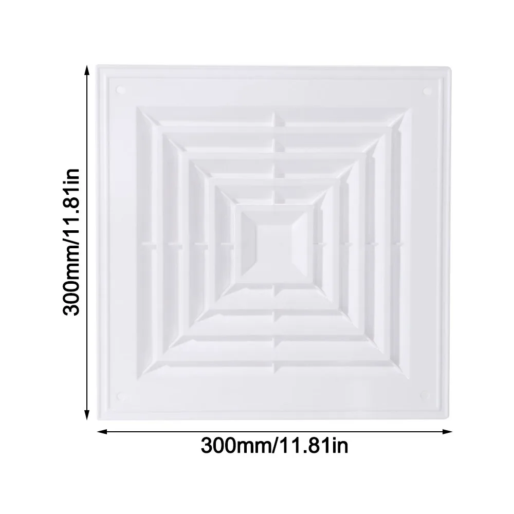 New Plastic Air Vent Grille With Flaps White Duct Heating Vents Square Silent Operation Cooling Vents Kitchen
New Plastic Air Vent Grille With Flaps White Duct Heating Vents Square Silent Operation Cooling Vents Kitchen
