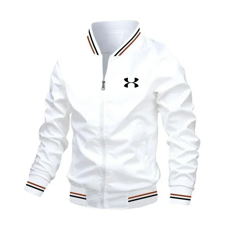 Spring new high-end fashion men's thin casual coat, outdoor sports, bicycle travel, baseball pilot, windproof round neck jacket
Spring new high-end fashion men's thin casual coat, outdoor sports, bicycle travel, baseball pilot, windproof round neck jacket