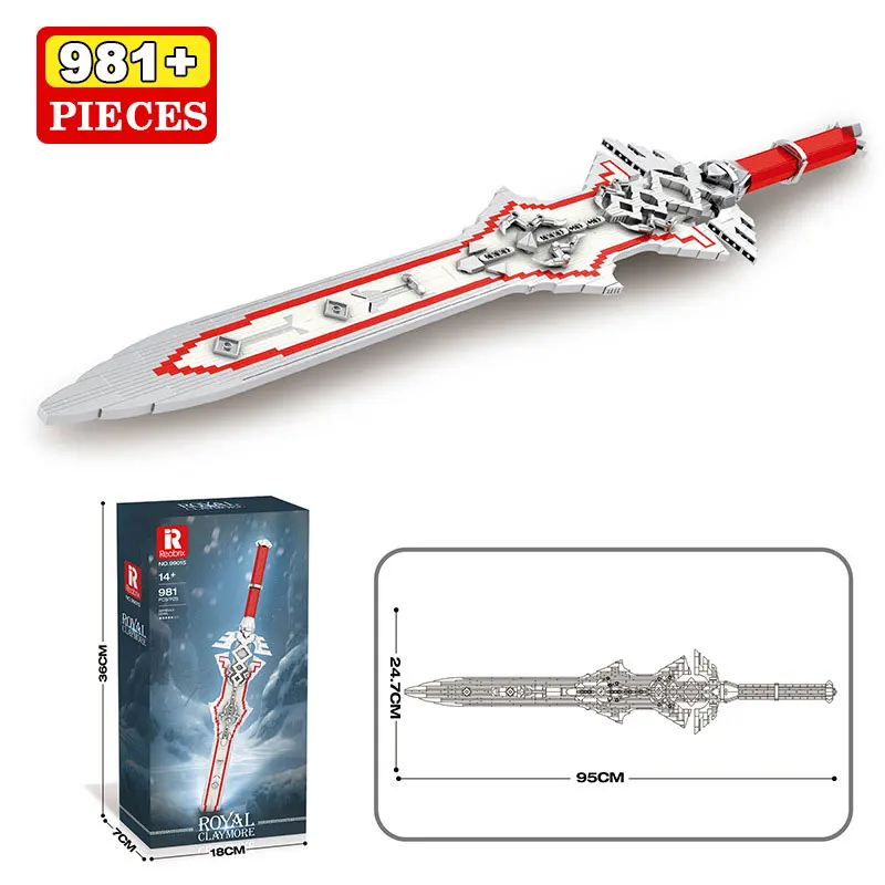 Creative MOC Game Prop Building Blocks DIY Ice Blade Sword Model Bricks Assembly Toy Kit for Kids Holiday Birthday Gifts
Creative MOC Game Prop Building Blocks DIY Ice Blade Sword Model Bricks Assembly Toy Kit for Kids Holiday Birthday Gifts