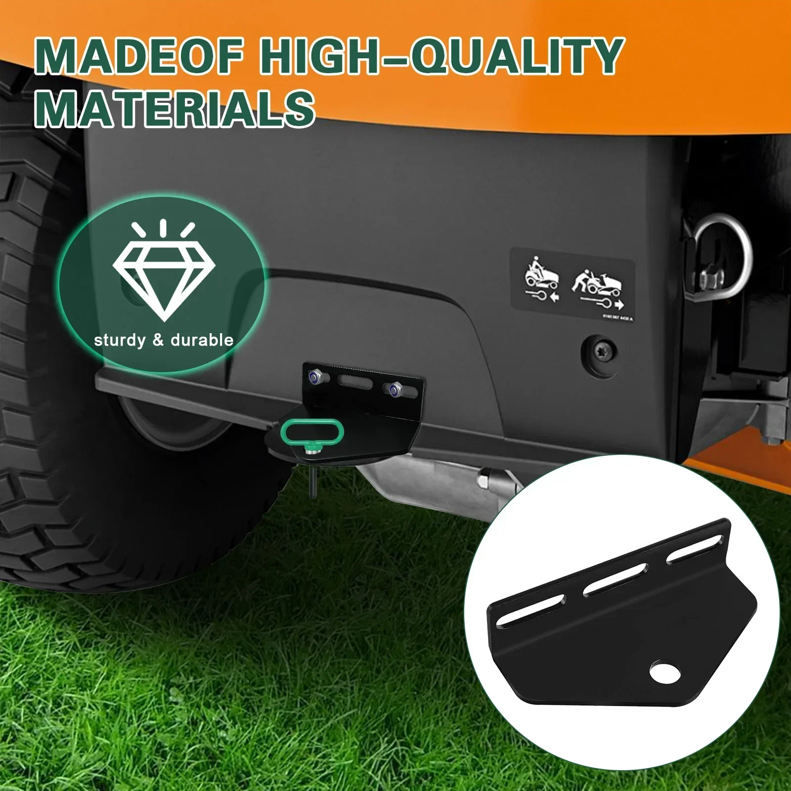 Universal Towing Hitch Kit Turn Mower Lawn Trailer Hitch Exterior Haul Parts Winch Cradle Mounting Bracket Car Accessories
Universal Towing Hitch Kit Turn Mower Lawn Trailer Hitch Exterior Haul Parts Winch Cradle Mounting Bracket Car Accessories