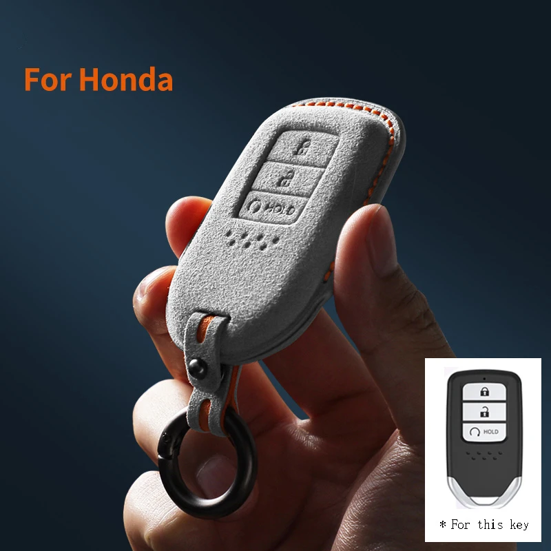 For Honda Accord EX EXL Civic Crv Hrv Pilot Ridgeline 2016 -2018 Suede Car Key Case Shell Keychain for Honda 234 buttons Key
For Honda Accord EX EXL Civic Crv Hrv Pilot Ridgeline 2016 -2018 Suede Car Key Case Shell Keychain for Honda 234 buttons Key