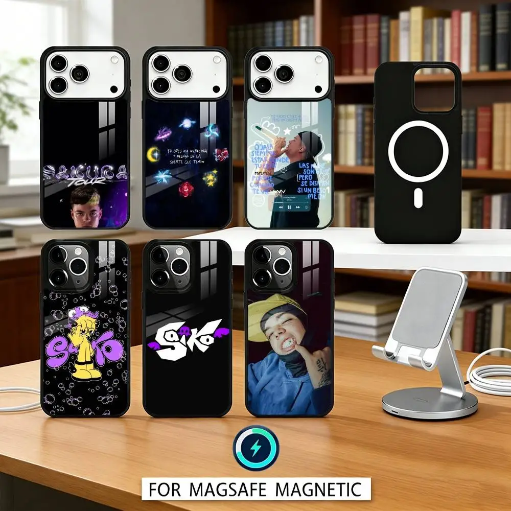 S-Saiko Singer Sakura Phone Case Magnetic For iPhone17 16 15 14 13 12 Pro Max For Magsafe Wireless Charging Cover
S-Saiko Singer Sakura Phone Case Magnetic For iPhone17 16 15 14 13 12 Pro Max For Magsafe Wireless Charging Cover