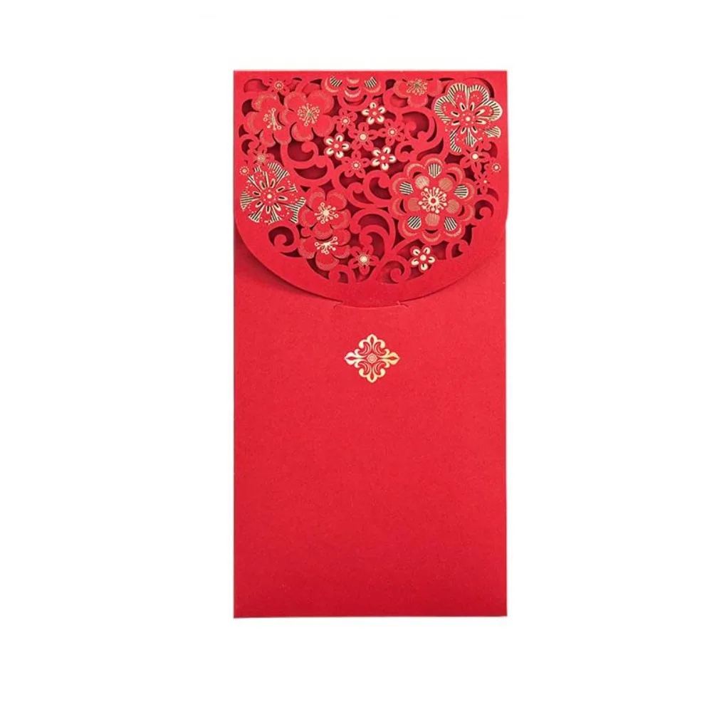 6pcs Laser Engraving Chinese Red Envelopes Hollow Rectangular Red Packet Three-dimensional Embossed Lucky Money Bag Kids
6pcs Laser Engraving Chinese Red Envelopes Hollow Rectangular Red Packet Three-dimensional Embossed Lucky Money Bag Kids