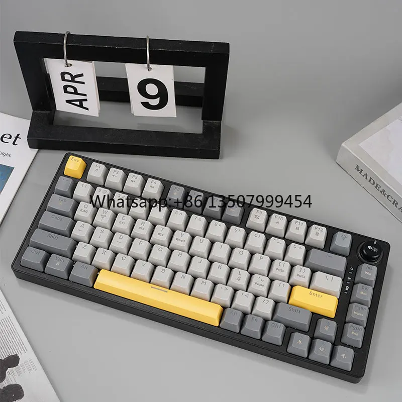 Gianteeth Shark TK 83 Wireless Mini Tri-mode Gaming RGB Hot-swappable Custom Gaming Mechanical Keyboard
Gianteeth Shark TK 83 Wireless Mini Tri-mode Gaming RGB Hot-swappable Custom Gaming Mechanical Keyboard