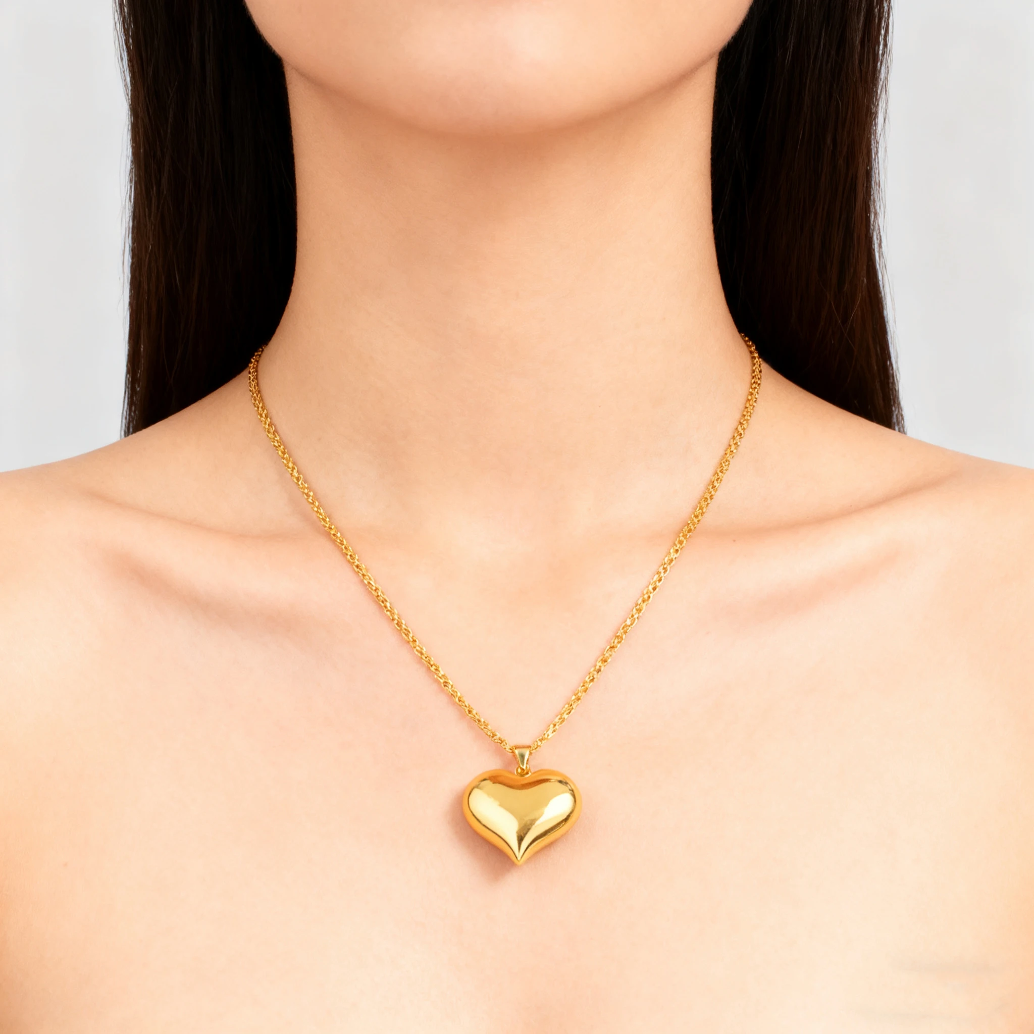 Minimalist Heart Jewelry Set – Gold-Tone Stainless Steel Earrings Necklace Ring Gift for Daily Chic Women
Minimalist Heart Jewelry Set – Gold-Tone Stainless Steel Earrings Necklace Ring Gift for Daily Chic Women