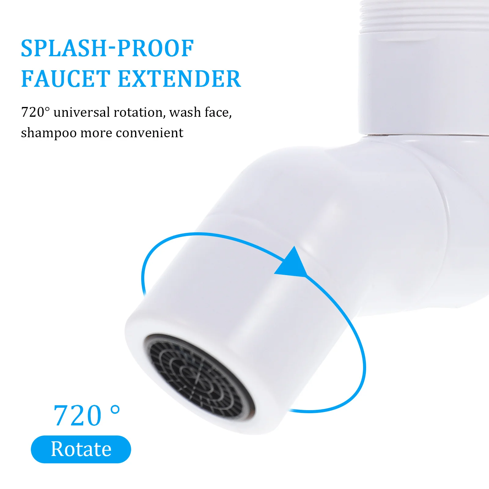 360 ° Вращающийся барботер премиум-класса из АБС-пластика для кухни, ванной комнаты, раковины, вращающийся брызгозащищенный удлинитель для крана, удлинитель для крана
360 ° Вращающийся барботер премиум-класса из АБС-пластика для кухни, ванной комнаты, раковины, вращающийся брызгозащищенный удлинитель для крана, удлинитель для крана