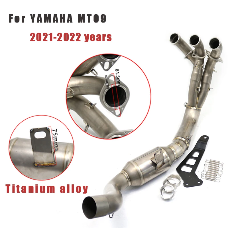 Slip-On Motorcycle Exhaust Full System Modified Muffler For YAMAHA MT09 MT 09 2021 2022 Titanium Alloy Linkage Pipe DB Killer
Slip-On Motorcycle Exhaust Full System Modified Muffler For YAMAHA MT09 MT 09 2021 2022 Titanium Alloy Linkage Pipe DB Killer