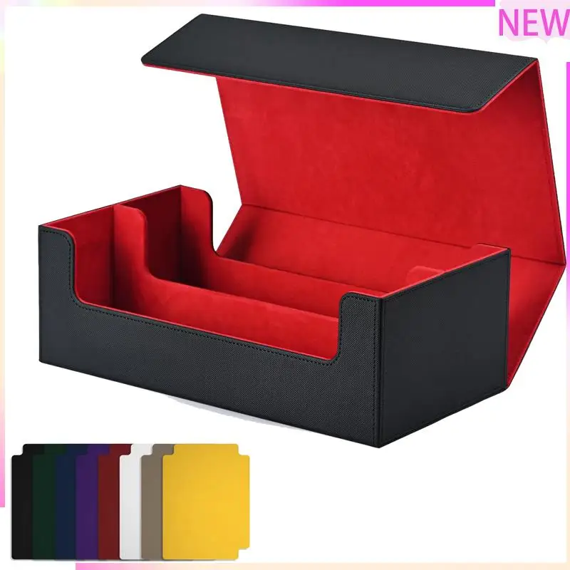 B27B Card Storage Box For Trading Cards Card Deck Case Magnetic Closure Card Holder For Magnetic Game Cards Red+Black
B27B Card Storage Box For Trading Cards Card Deck Case Magnetic Closure Card Holder For Magnetic Game Cards Red+Black
