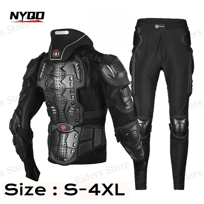 Off-Road Motorcycle Armor Jacket with Knee Elbow Chest Neck Protection for Men Women
Off-Road Motorcycle Armor Jacket with Knee Elbow Chest Neck Protection for Men Women