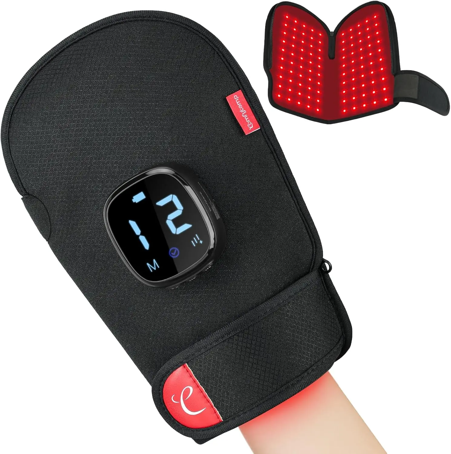 5000mAh Cordless Red Light Therapy Glove, 360° Dual-Sided 100 LEDs, 13W Portable for Hand Wrist Finger Joint Pain Relief, 660nm & 850nm
5000mAh Cordless Red Light Therapy Glove, 360° Dual-Sided 100 LEDs, 13W Portable for Hand Wrist Finger Joint Pain Relief, 660nm & 850nm
