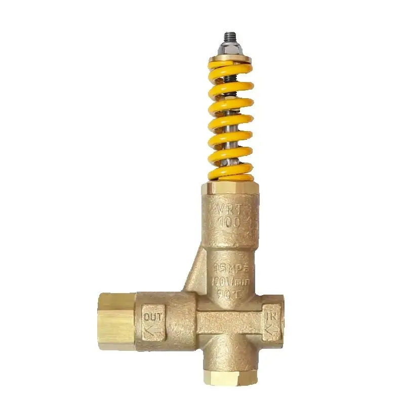 VRT High Pressure Plunger Pump Brass Safty Valve Piston Pump Pressure Regulating Valve Bypass in/oulet G1/2" 0-100LPM 0-350BAR
VRT High Pressure Plunger Pump Brass Safty Valve Piston Pump Pressure Regulating Valve Bypass in/oulet G1/2" 0-100LPM 0-350BAR