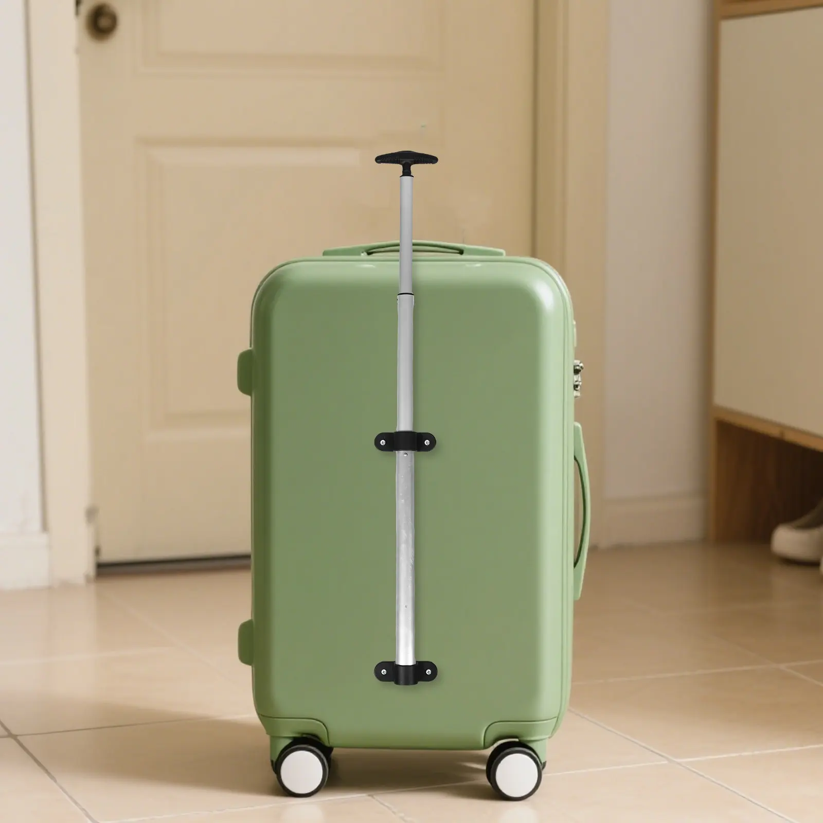 Сменная ручка для чемодана из алюминиевого сплава, телескопическая, с одной рукояткой, для ручки багажного чемодана
Сменная ручка для чемодана из алюминиевого сплава, телескопическая, с одной рукояткой, для ручки багажного чемодана