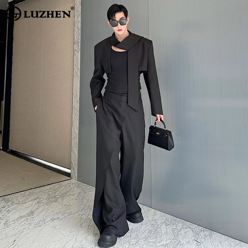 LUZHEN Asymmetric Design Multifunctional Fashion Suit Jackets Two-piece Sets Men's Trendy Elegant Street Straight Pants LZ25760
LUZHEN Asymmetric Design Multifunctional Fashion Suit Jackets Two-piece Sets Men's Trendy Elegant Street Straight Pants LZ25760