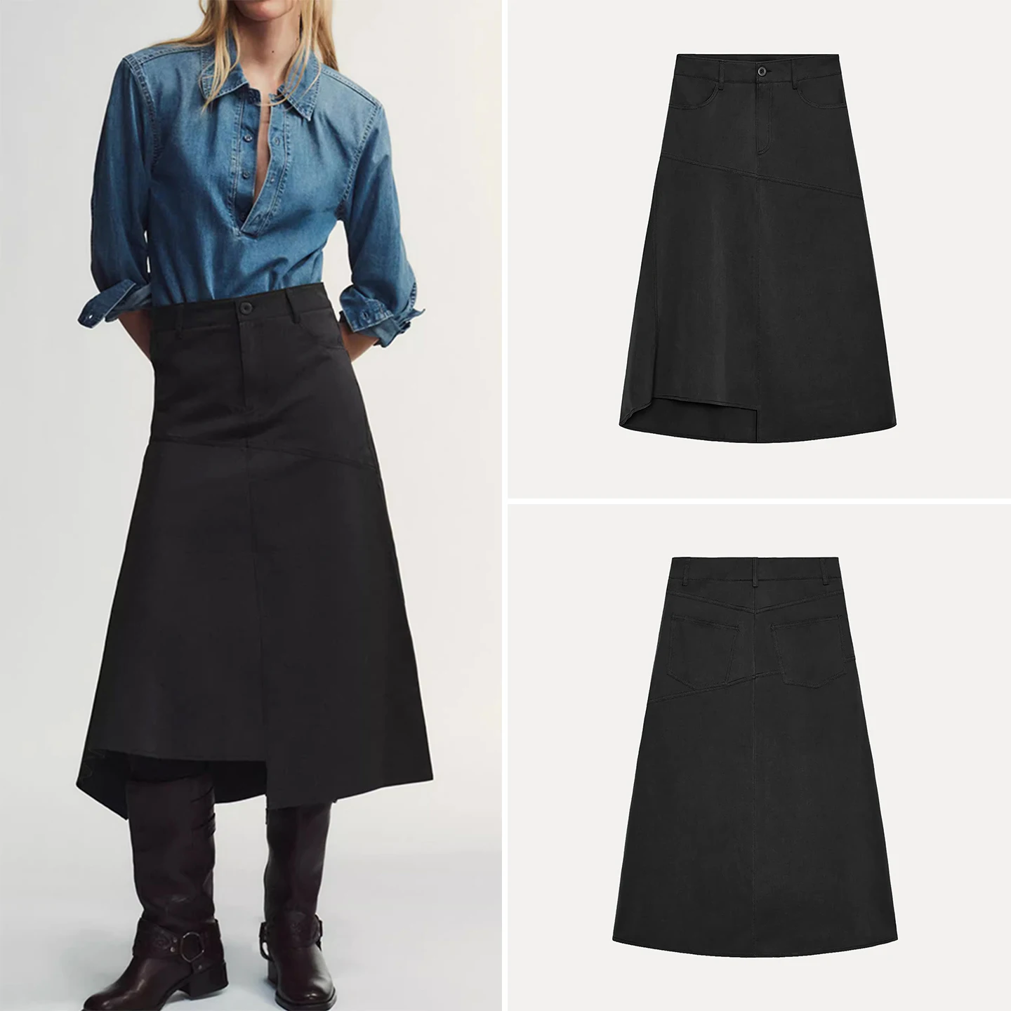 Женская юбка-миди с асимметричным подолом Z Faion, женская юбка трапециевидной формы со средней талией Ele Personali, новинка 2023 года
Женская юбка-миди с асимметричным подолом Z Faion, женская юбка трапециевидной формы со средней талией Ele Personali, новинка 2023 года