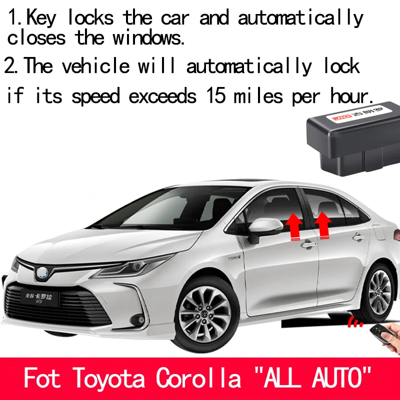for Toyota Corolla RAV4 Camry ALL AUTO 4 models from 2010 to 2018. The windows will automatically close when the car is locked.
for Toyota Corolla RAV4 Camry ALL AUTO 4 models from 2010 to 2018. The windows will automatically close when the car is locked.