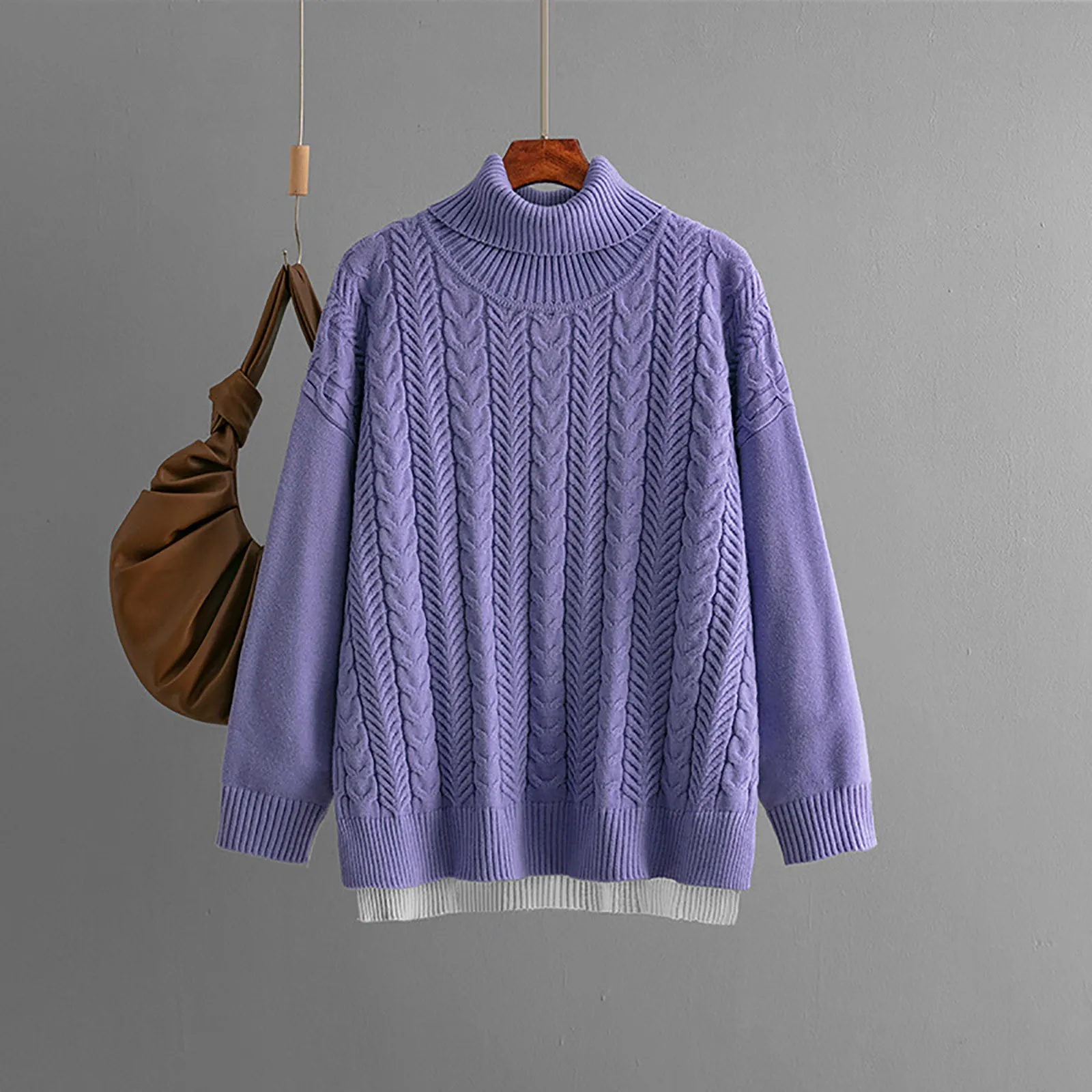 Two Color Spliced Thin Shirt Pullover Sweaters for Women Graphic Retrofit Mens Sweater Oversized Pullover Sweaters for Women
Two Color Spliced Thin Shirt Pullover Sweaters for Women Graphic Retrofit Mens Sweater Oversized Pullover Sweaters for Women